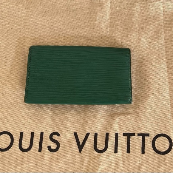 Rare! Auth Borneo Green Epi LV Multicles 4 hook vintage Key Cles - Picture 2 of 11